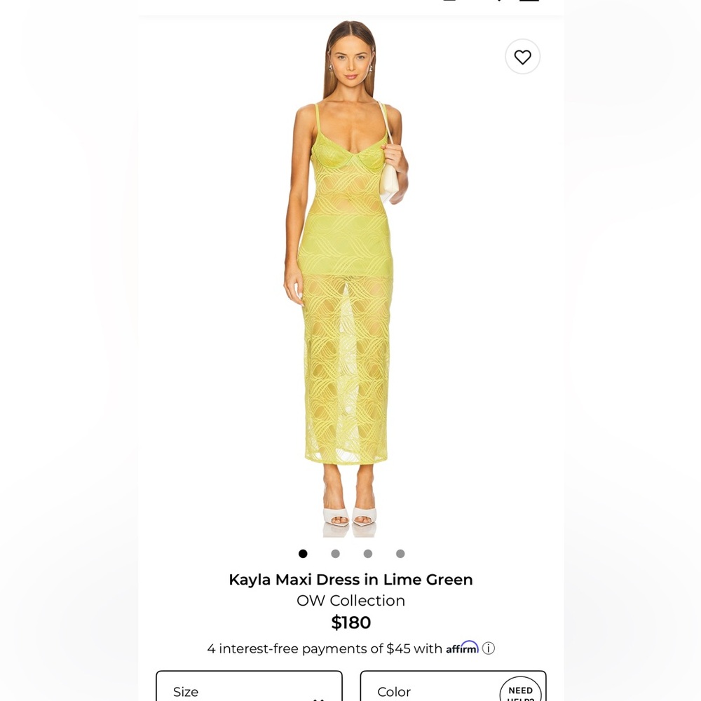Lime Green Maxi Dress